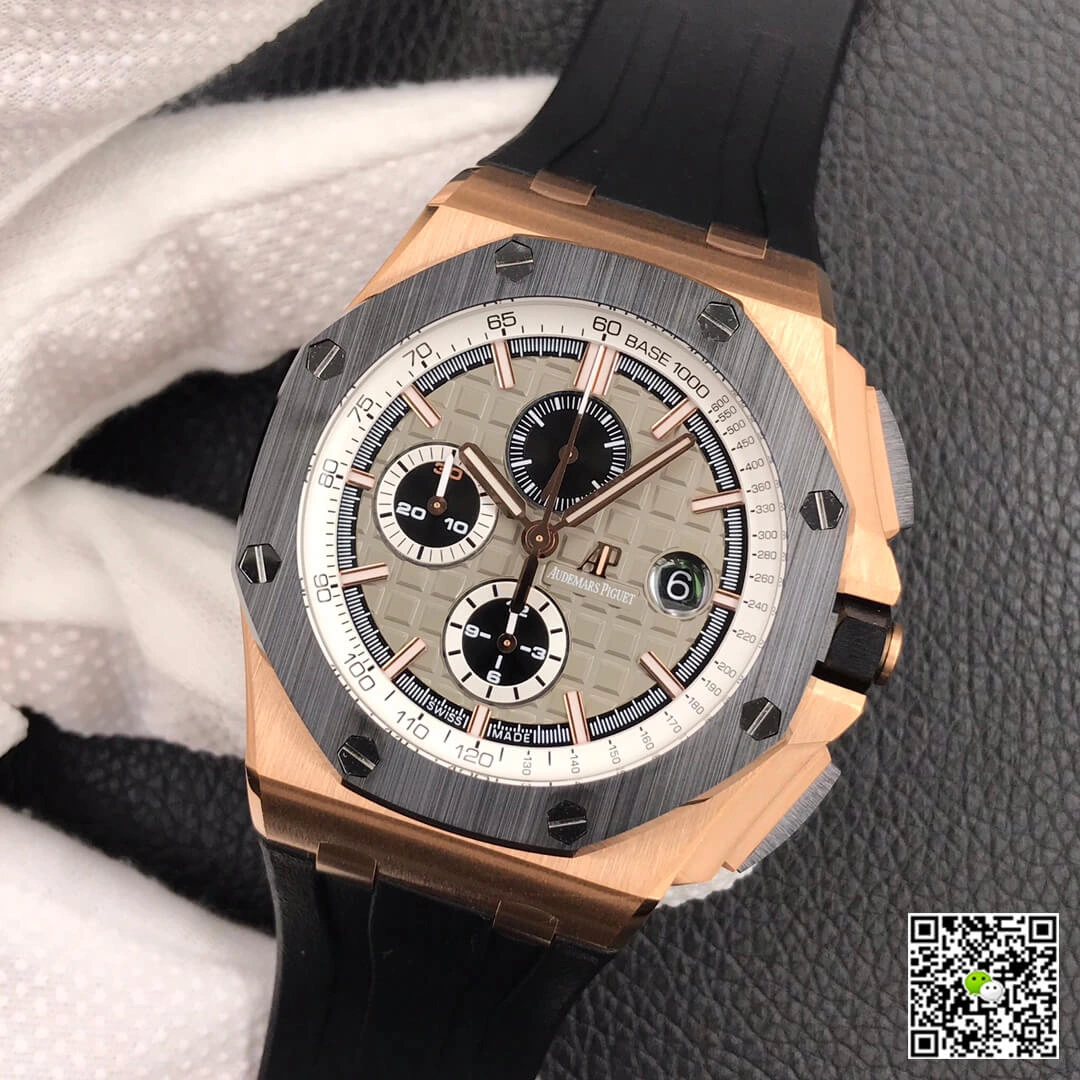 Audemars Piguet Royal Oak Offshore 26416RO.OO.A002CA.01 JF Factory 1:1 Best Edition Replica Watch V2 Black Rubber Strap